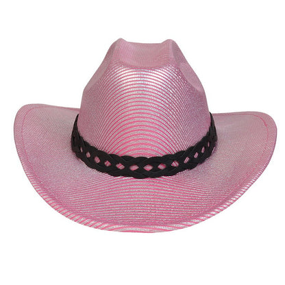Pearlescent Cowboy Hat Ball Party Topper Performance Props Cap - Urban Caps 