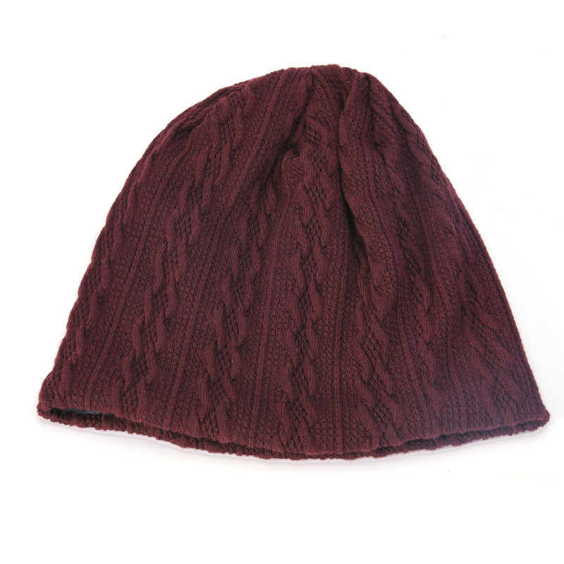 Men's Hat Winter Youth Warm Thickened Knitting Woolen Cap - Urban Caps 