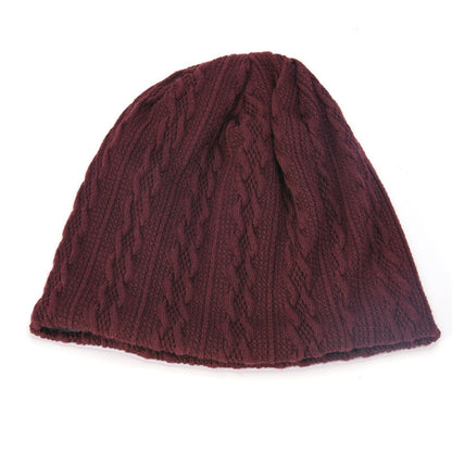 Men's Hat Winter Youth Warm Thickened Knitting Woolen Cap - Urban Caps 