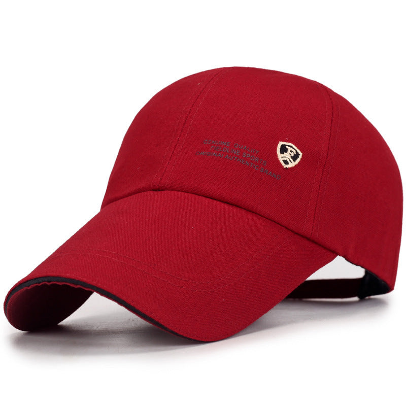 Canvas Small F Baseball Cap Men And Women Fashion Four Seasons Leisure - Urban Caps 