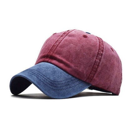 Pure Cotton Color Matching Sunshade Baseball Unisex Casual Sun Hat - Urban Caps 