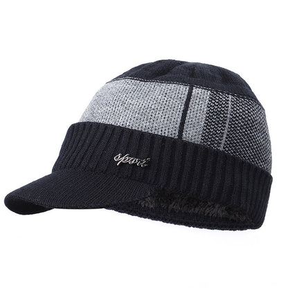 Bib Autumn And Winter Plus Velvet Hat - Urban Caps 