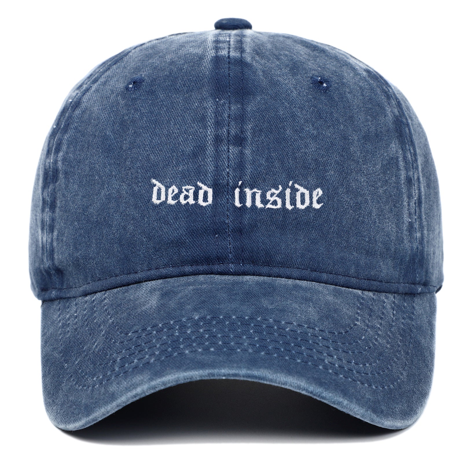 Dead inside Embroidered Baseball Cap Cotton