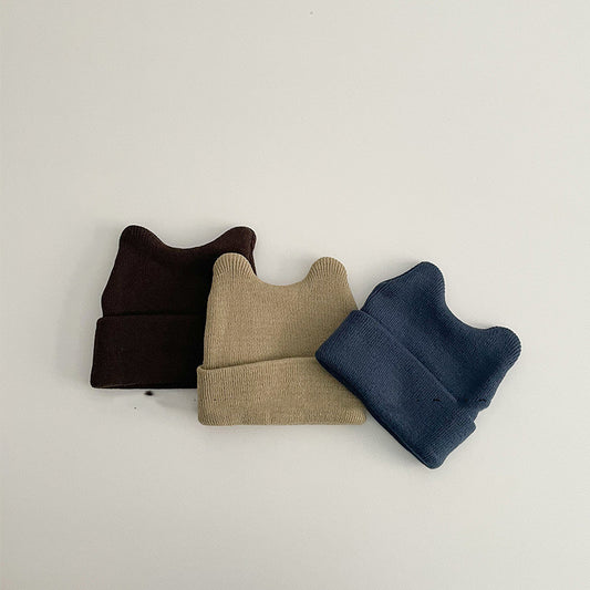 Children's Woolen Cap Knitted Pullover Cap - Urban Caps 