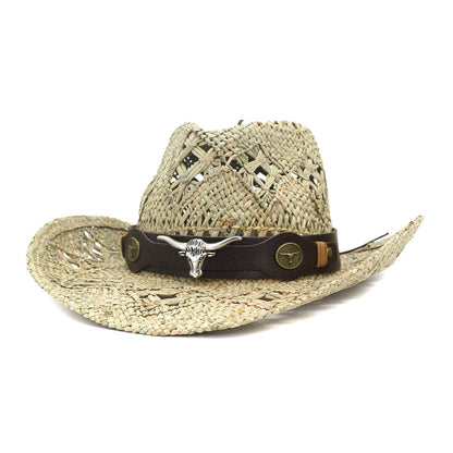 Ladies Fashion Hand Knitted Western Cowboy Hat - Urban Caps 