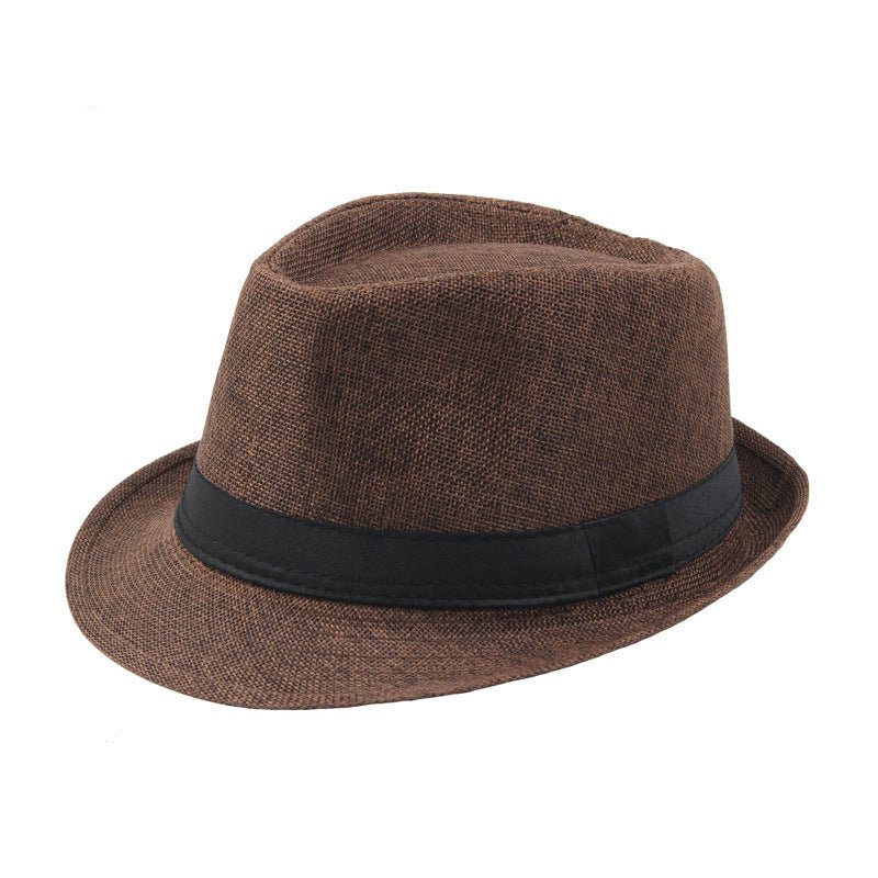 Fashion Personality Linen Top Hat Men - Urban Caps