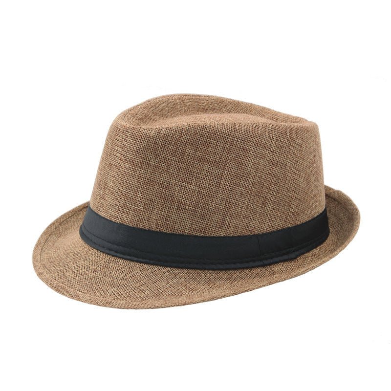 Fashion Personality Linen Top Hat Men - Urban Caps
