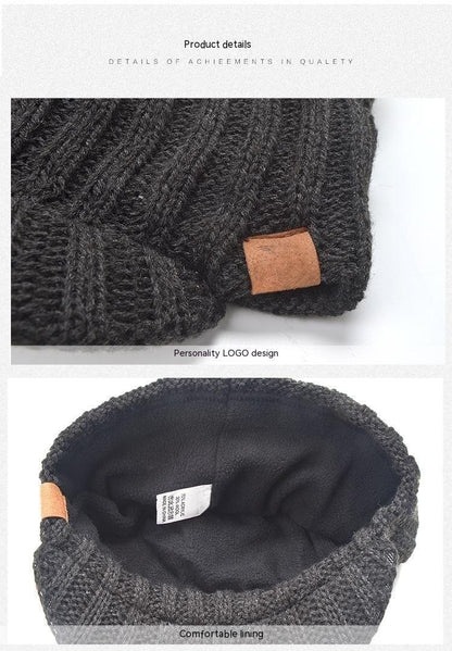 Fashion Trend Men Winter Woolen Hat - Urban Caps