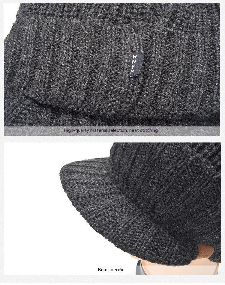 Fashion Trend Men Winter Woolen Hat - Urban Caps