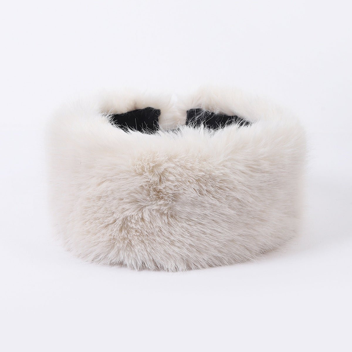 Faux Fur Pom Beanie – Thick Woolen Knit Winter Hat with Soft Fur Ball - Urban Caps