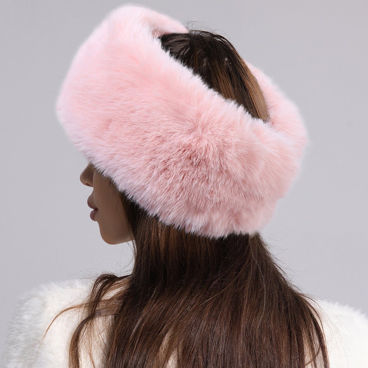 Faux Fur Pom Beanie – Thick Woolen Knit Winter Hat with Soft Fur Ball - Urban Caps