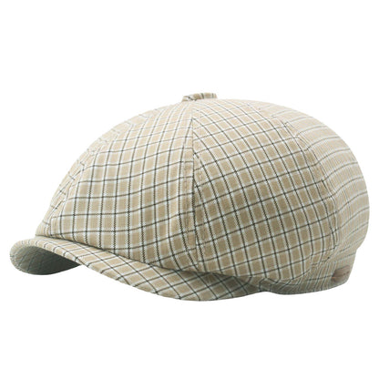 Casual British Small Lattice Beret Retro - Urban Caps 