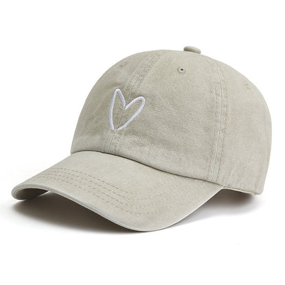 Spring And Summer Fashion Embroidery Love Baseball Hat - Urban Caps 