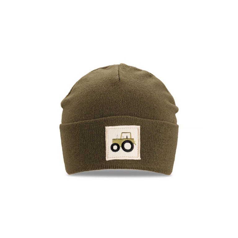 Fergus – Kid’s Acrylic Knit Tractor Beanie - Urban Caps