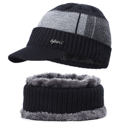 Bib Autumn And Winter Plus Velvet Hat - Urban Caps 