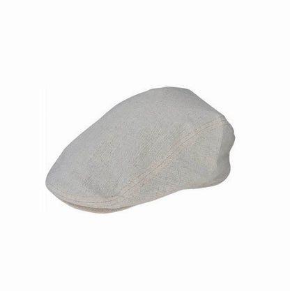 Floyd – Linen Blend Flat Cap - Urban Caps