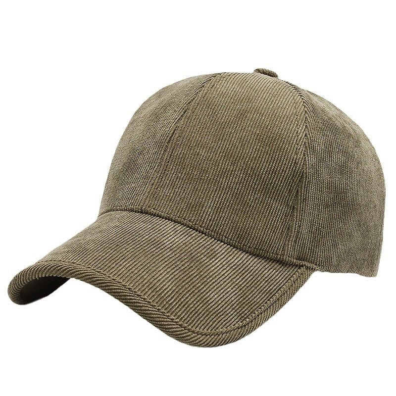 Four Seasons Corduroy Color Baseball Cap Casual All - matching - Urban Caps