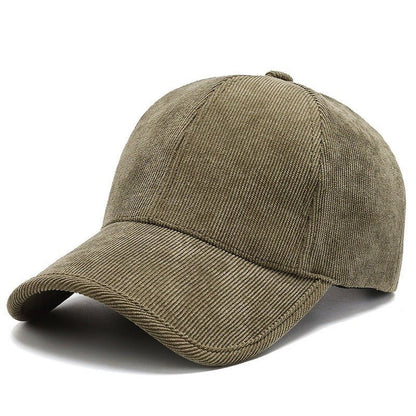 Four Seasons Corduroy Color Baseball Cap Casual All - matching - Urban Caps