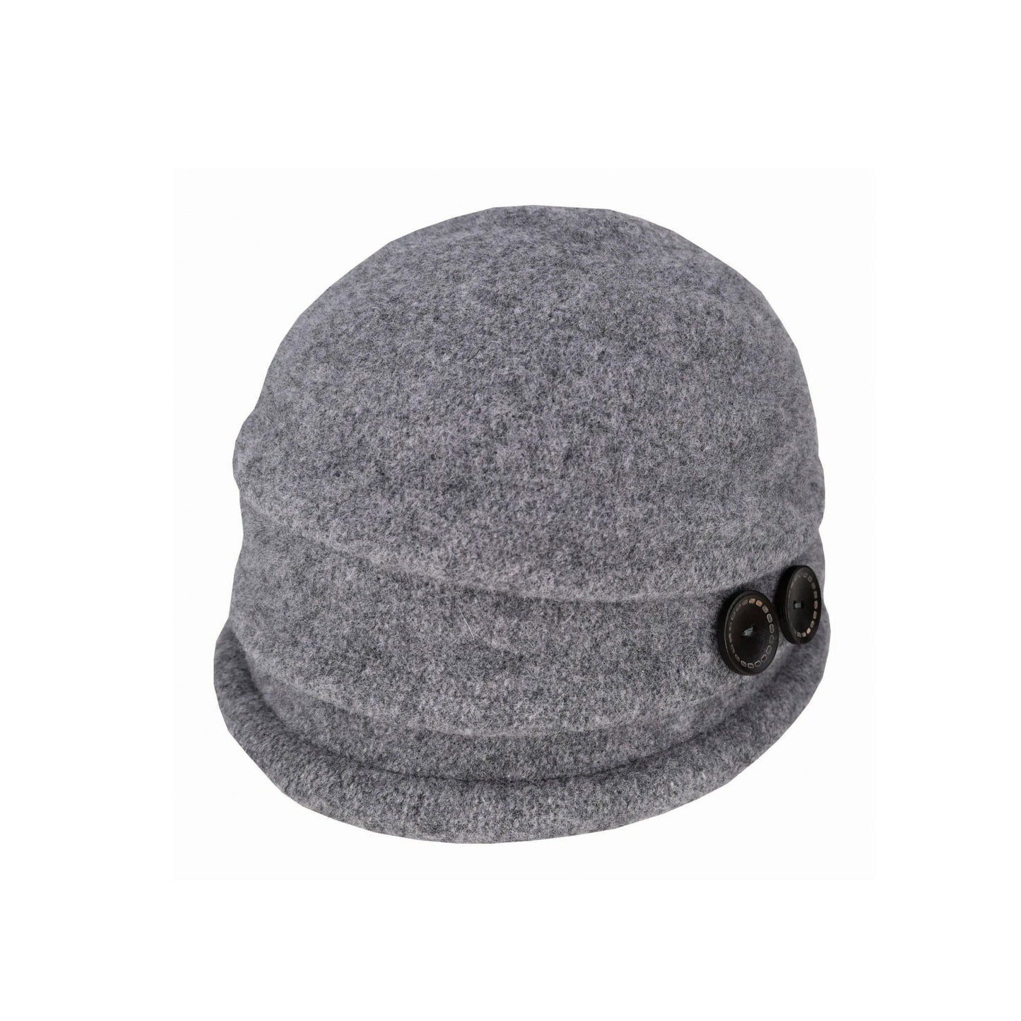 Francesca – Boiled Wool Button Pull - On - Urban Caps