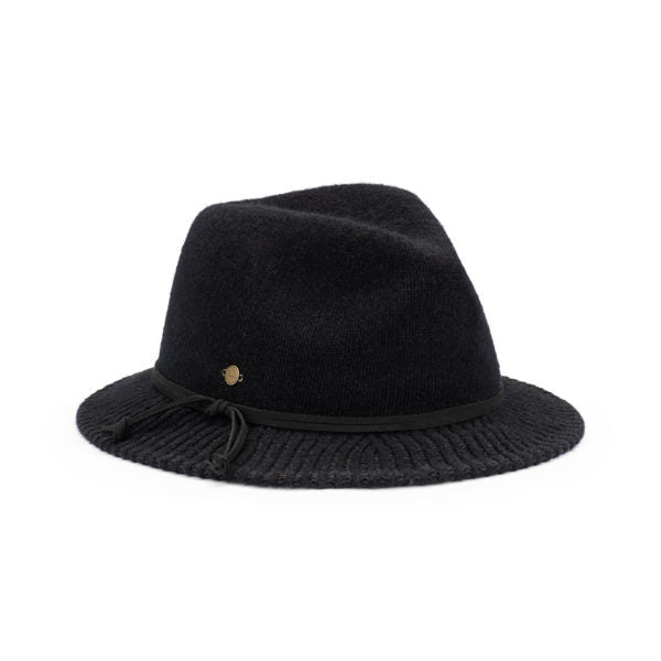Frida – Wool Blend Hoop Brim Fedora Hat - Urban Caps