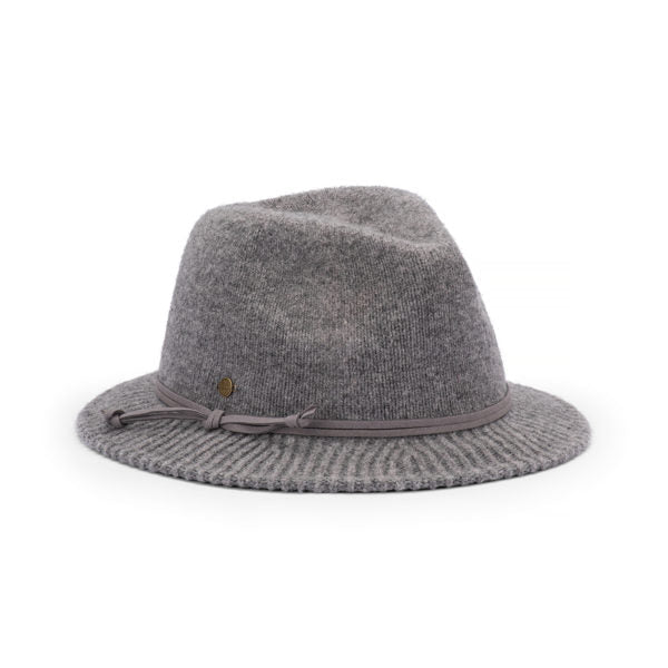 Frida – Wool Blend Hoop Brim Fedora Hat - Urban Caps