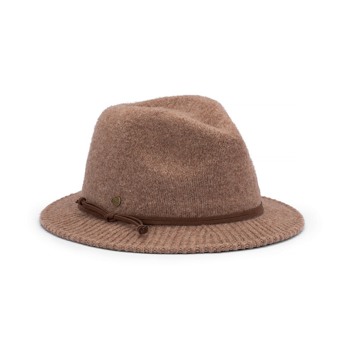 Frida – Wool Blend Hoop Brim Fedora Hat - Urban Caps