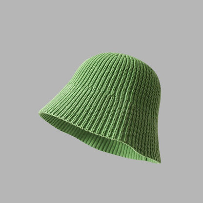 Girls' Solid Color Woven Bucket Hat - Urban Caps