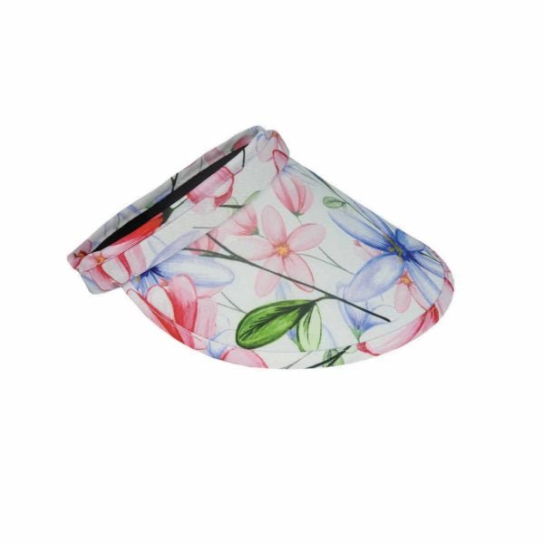 Hampton – Cotton Print Wide Brim Sun Visor for Outdoor Protection - Urban Caps