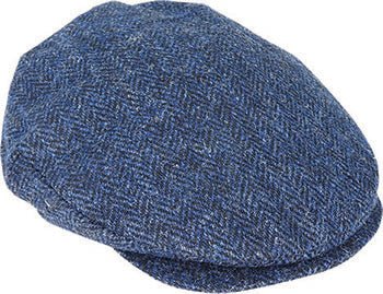 Hanna Hats Plain Donegal Tweed Vintage Cap – Pure New Wool, Handmade in Ireland - Urban Caps
