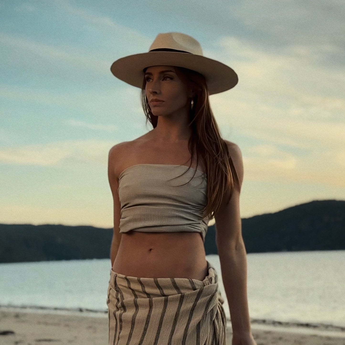 Harrington Wide Brim Fedora – Brisa Grade 3, Handwoven Toquilla Straw, 10cm Brim - Urban Caps