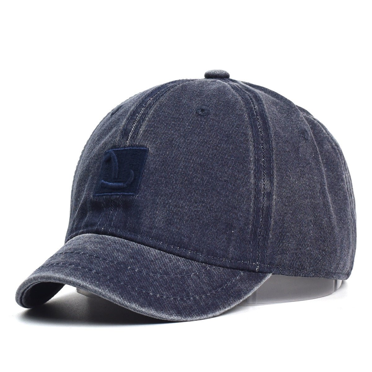 Hat Female Spring And Autumn Personality Washed Distressed Letters Short Brim Baseball Cap - Urban Caps