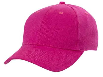 Heavy Brushed Cotton Cap – Durable 6 - Panel, Adjustable Gunmetal Buckle, Pre - Curved Peak - Urban Caps