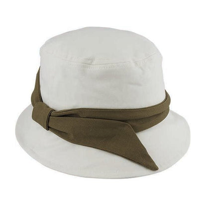 Hemp Blend Narrow Brim Sun Hat with Bow – UPF50+ Protection - Urban Caps