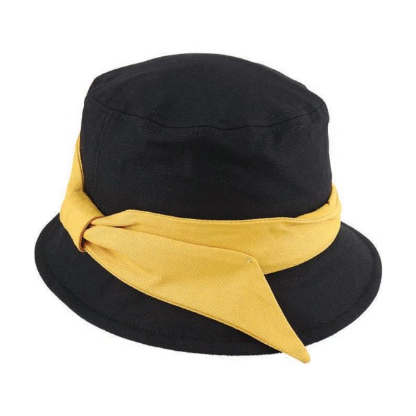 Hemp Blend Narrow Brim Sun Hat with Bow – UPF50+ Protection - Urban Caps