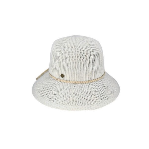 Henrietta Crushable Polyester Knit Facesaver Hat – Lightweight Sun Protection Travel Hat - Urban Caps