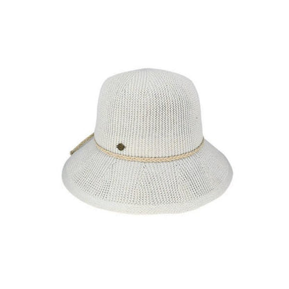 Henrietta Crushable Polyester Knit Facesaver Hat – Lightweight Sun Protection Travel Hat - Urban Caps