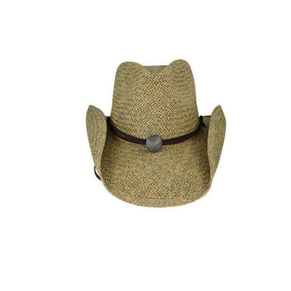 Heywood Western Hat – Twisted Natural Fibre with Upturned Brim - Urban Caps