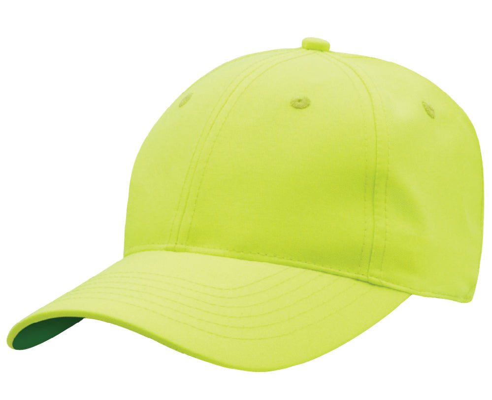 Hi Viz Cap – Bright Polyester Hi - Vis, Structured 6 - Panel, Adjustable Velcro Fit - Urban Caps
