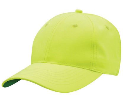 Hi Viz Cap – Bright Polyester Hi - Vis, Structured 6 - Panel, Adjustable Velcro Fit - Urban Caps