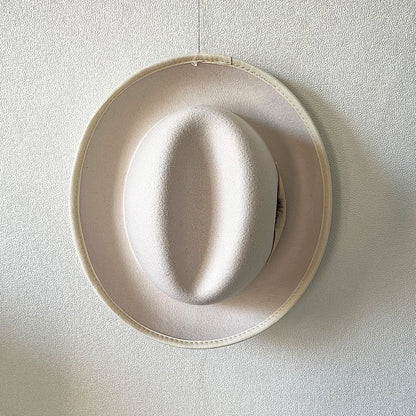High - grade Fabric Handmade Feather Felt Cap Men's Hamburger Hatband Lining - Urban Caps