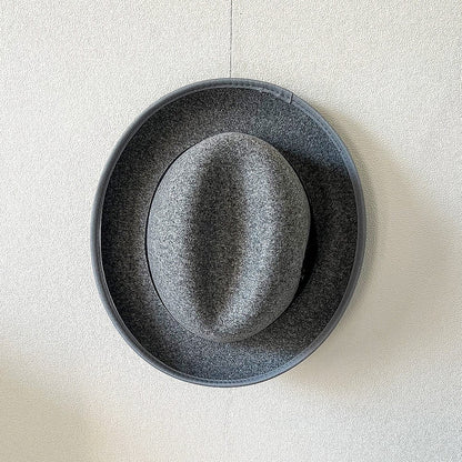 High - grade Fabric Handmade Feather Felt Cap Men's Hamburger Hatband Lining - Urban Caps