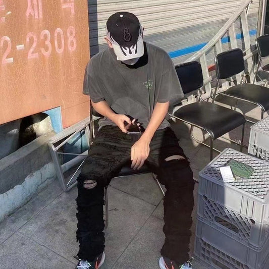 Hip Hop High Street Flame Baseball Hat - Urban Caps