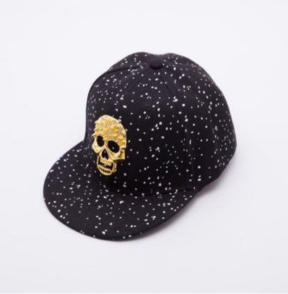 Hip hop safety hard hat custom skull caps glitter ponytail caps - Urban Caps