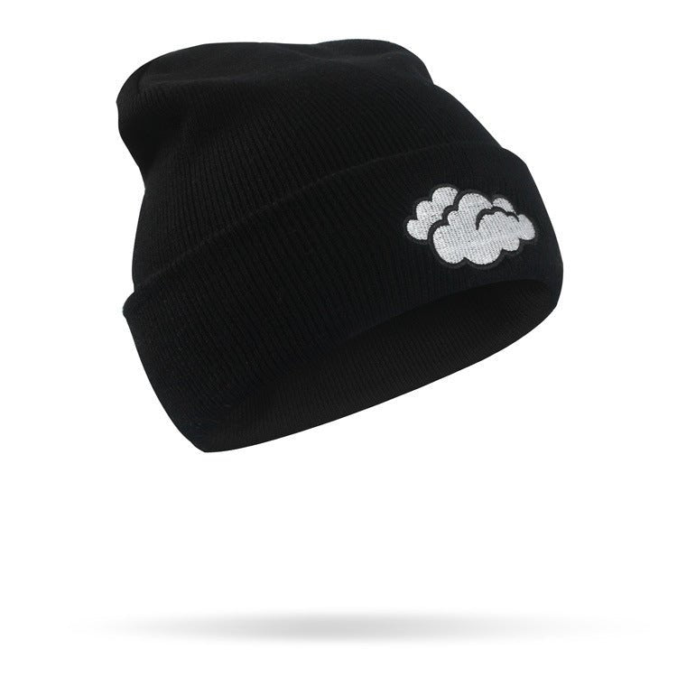 Hip Hop Weather Beanie – Creative Embroidered Wool Knit Hat with Icon Designs - Urban Caps