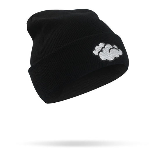 Hip Hop Weather Beanie – Creative Embroidered Wool Knit Hat with Icon Designs - Urban Caps