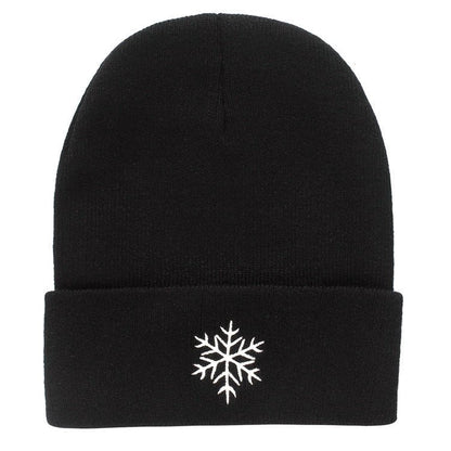 Hip Hop Weather Beanie – Creative Embroidered Wool Knit Hat with Icon Designs - Urban Caps