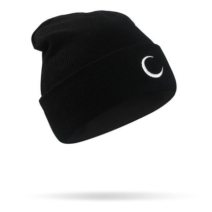 Hip Hop Weather Beanie – Creative Embroidered Wool Knit Hat with Icon Designs - Urban Caps