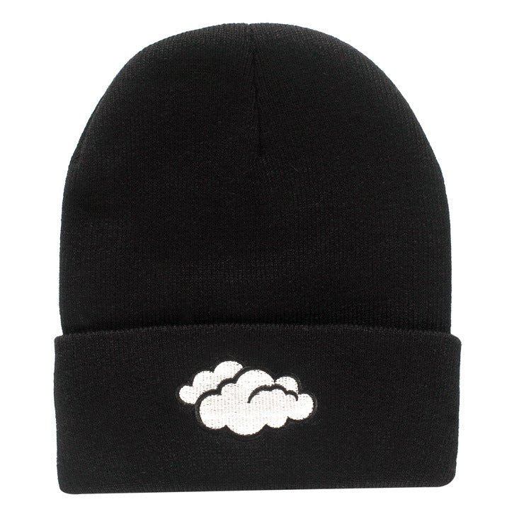 Hip Hop Weather Beanie – Creative Embroidered Wool Knit Hat with Icon Designs - Urban Caps