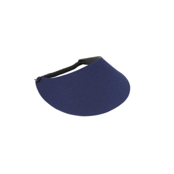 Hope Foam Visor – Lightweight Plain Cotton Foam Sun Visor with Elastic Back - Urban Caps
