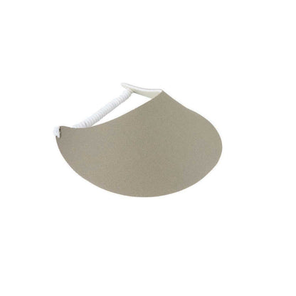 Hope Foam Visor – Lightweight Plain Cotton Foam Sun Visor with Elastic Back - Urban Caps